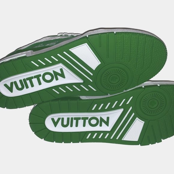 Mens Louis Vuitton LV Trainer Sneaker in Grey - Picture 5 of 5